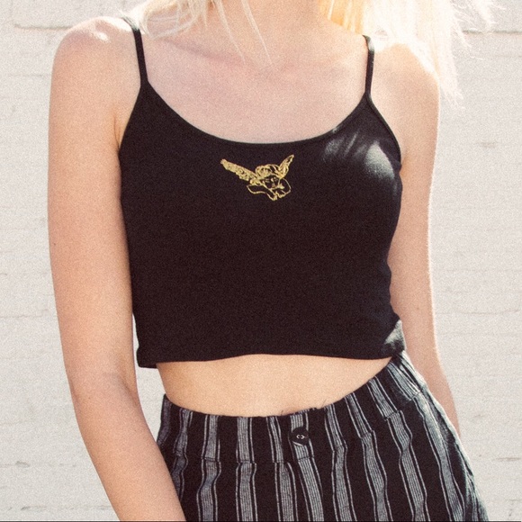 Brandy Melville Tops Brandy Melville Black Angel Skylar Tank Crop Top Poshmark Brandy Melville Tops Brandy Melville Black Angel Skylar Tank Crop Top Poshmark